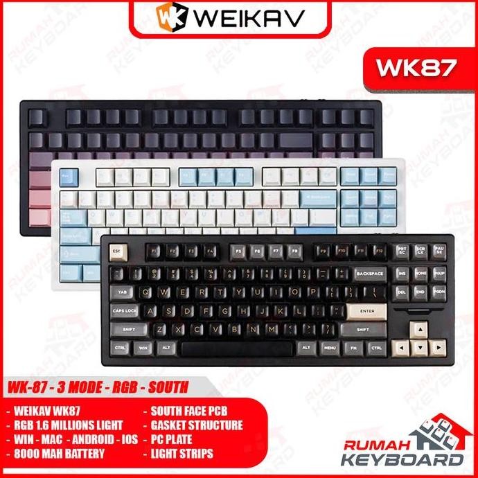 Jual Weikav Wk87 - Tkl - 80% - 3 Mode - Via - Gasket - South Face Rgb ...