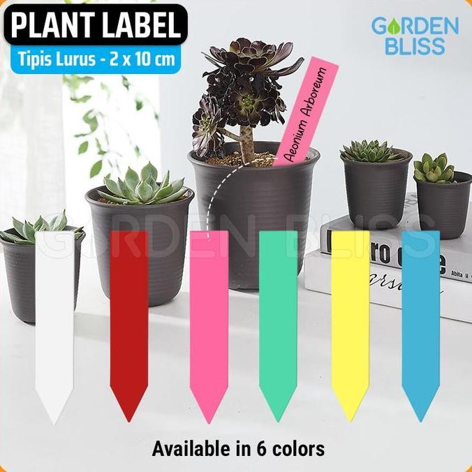 Jual monggo] Plant Label Name Tag - Label Penanda Tanaman, Model Plug ...