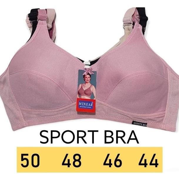 Jual Sport Bra Jumbo 50 48 46 44 Big Size Busa Tipis Tanpa Kawat BRA ...