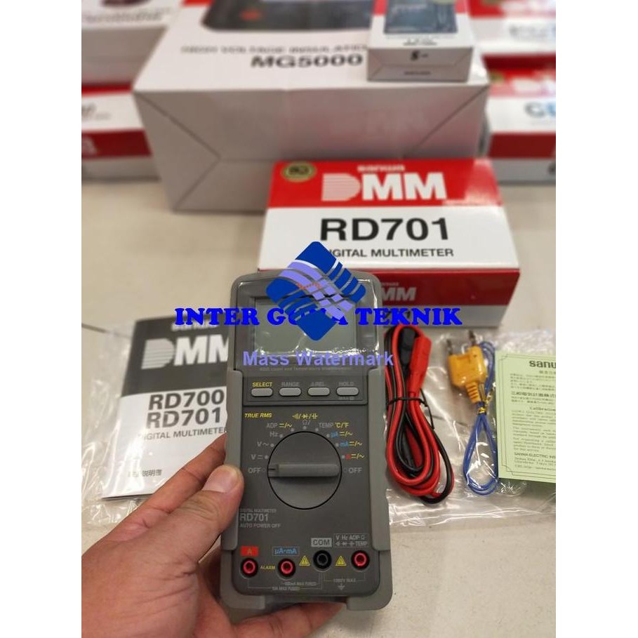 Jual KAORU- Sanwa digital multimeter multitester RD-701 Original ...