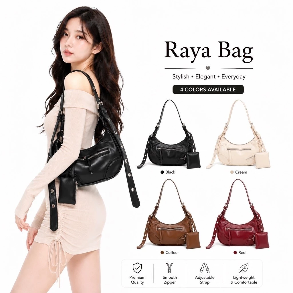 CFG RAYA Slingbag wanita Korea style fashion kekinian