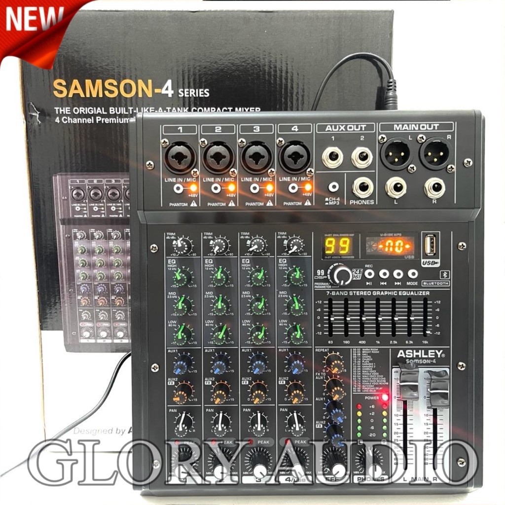 Jual GA - Mixer Audio 4 Channel Ashley Samson 4 original samson 4 ( cod ...