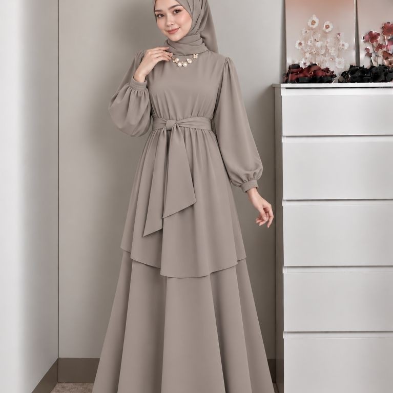 Jual ONE SET SABRINA ANTI UV SET ROK WANITA KEKINIAN STELAN KONDANGAN ...