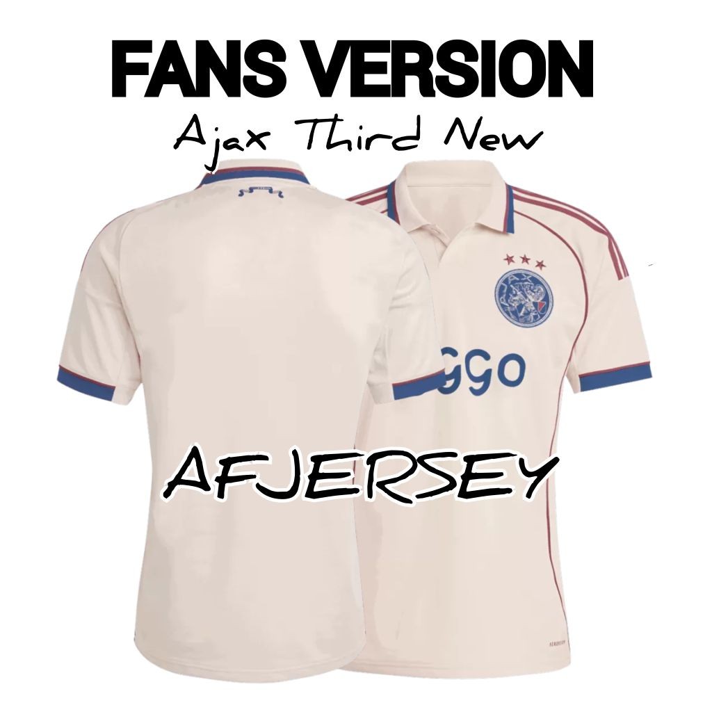 Curated visual reference: Gallery Detail: Jual Fans Jersey Ajx 3Rd Third New 2025 2026 Baju