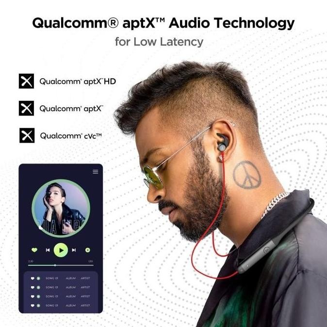 Jual Qualcomm Aptx Hd Boat Rockerz 335 Headset Bluetooth Earphone ...
