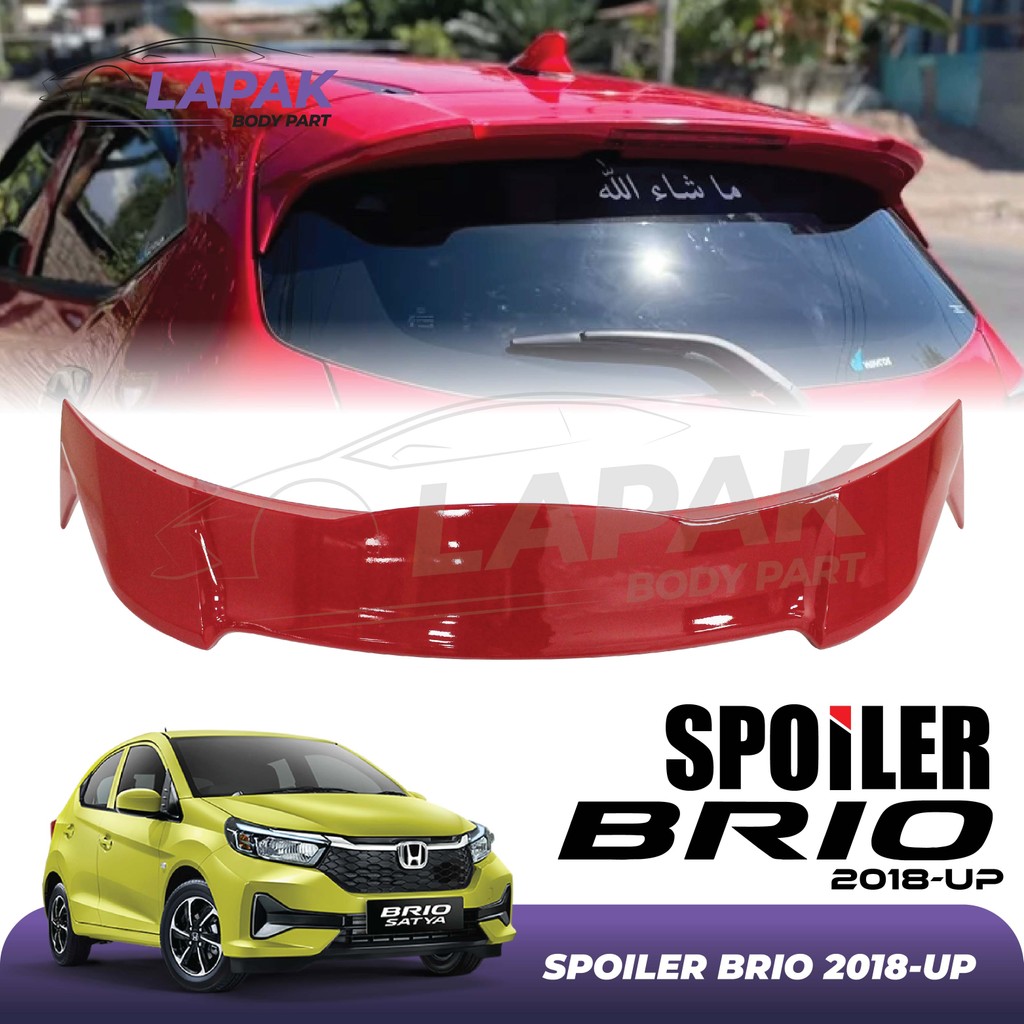 Jual Spoiler Honda Brio 2018 -2025 Model Ori + Lampu | Shopee Indonesia