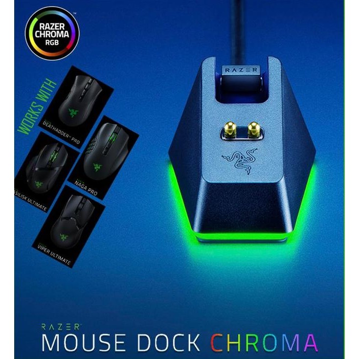 Jual Razer Mouse Dock Chroma - Wireless Mouse Charging Dock | Shopee ...