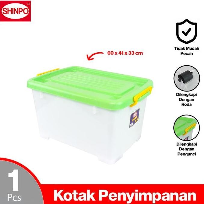 Jual Premium SHINPO Kontainer Plastik Dengan Roda Stack Container Box ...