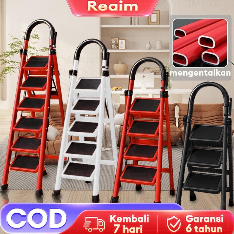 Jual Tangga 3/4/5/6/7/8 Step Rumah Lipat Tangga Besi Lipat Household ...