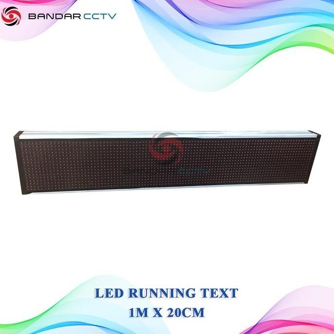 Jual Led Running Text 1 Meter 1m x 20cm Outdoor | Shopee Indonesia