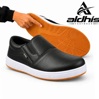 Aldhis - Sepatu Slip On Pria Tanpa Tali Sneakers Casual Antislip Nyaman Harian Kerja Santai Hangout
