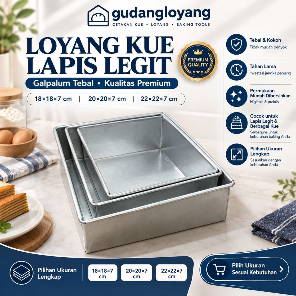 Jual Kue 18X18 Terlengkap & Harga Terbaru September 2026 | Shopee Indonesia