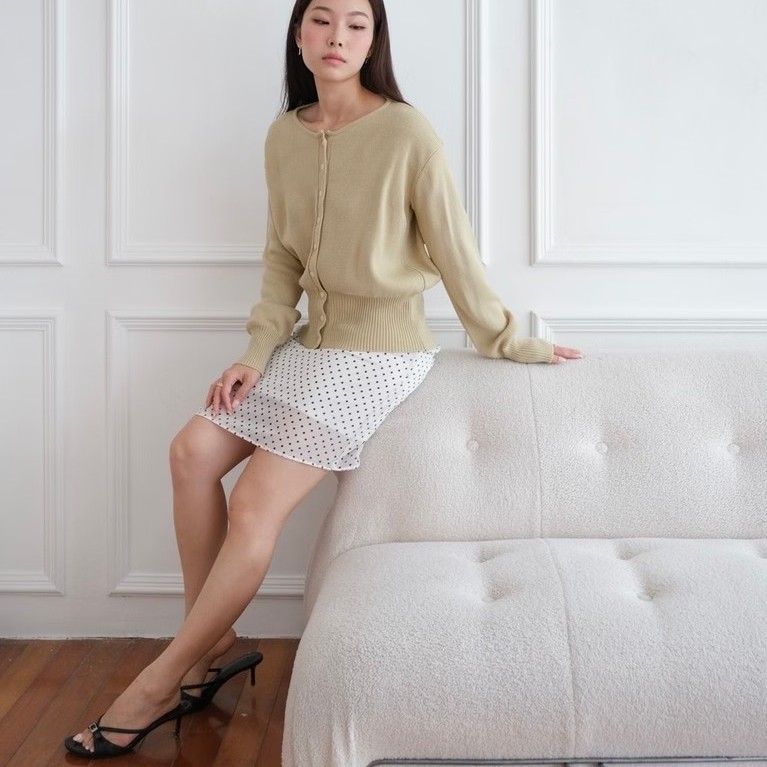 The Nicte House | POMME CARDIGAN – Women’s Classy Fitted Knit Cardigan | Shopee Indonesia