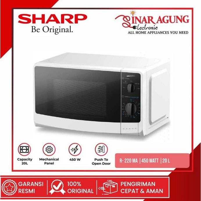 Jual TERMURAH - OVEN MICROWAVE R-220MA / R220MA / R 220MA ( 40 WATT 20