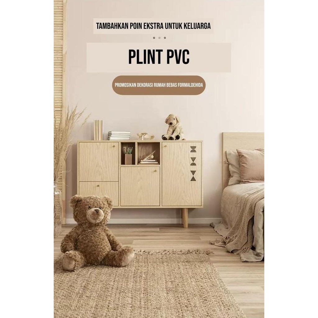 Jual Laiv List Plint Lantai Pvc 10Cm 8Cm Lis Tembok Parkit Plank Wpc ...