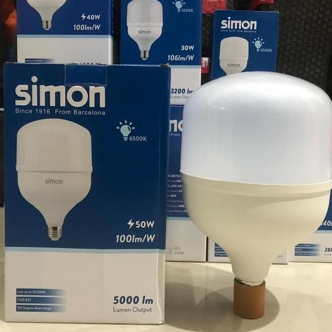 Jual HARGA DISC - bohlam lampu led simon 50 watt bergaransi 1 tahun ...