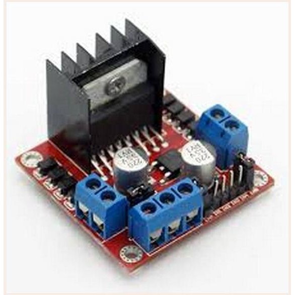 Produktbild von L298N Motortreibermodul – H-Brücke Dual-Channel, 5–35V, 2A – Für Smart Cars & Roboter – Mit Kühlkörper & Schraubklemmen