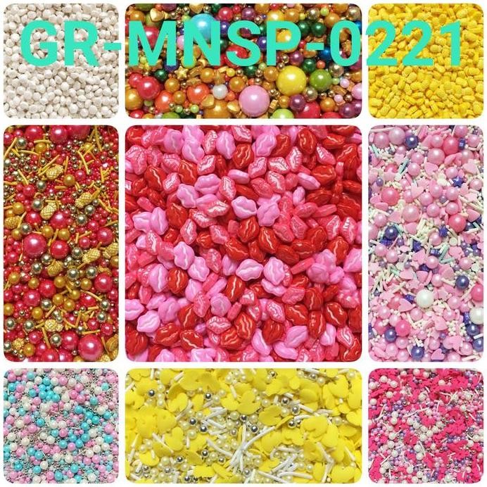 Jual Gr-Mnsp-0221 Sprinkles Springkel 10Gr Nanas Bibir Bebek Flamingo ...