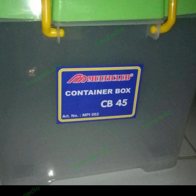 Jual Box Container Multiclub Cb 45 Kotak Kontainer 45 Ltr | Shopee ...