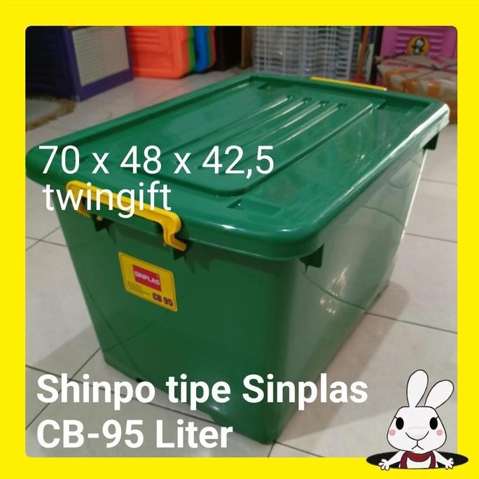 Jual Container Box Serbaguna Dengan Tutup, 95 Liter | Shopee Indonesia