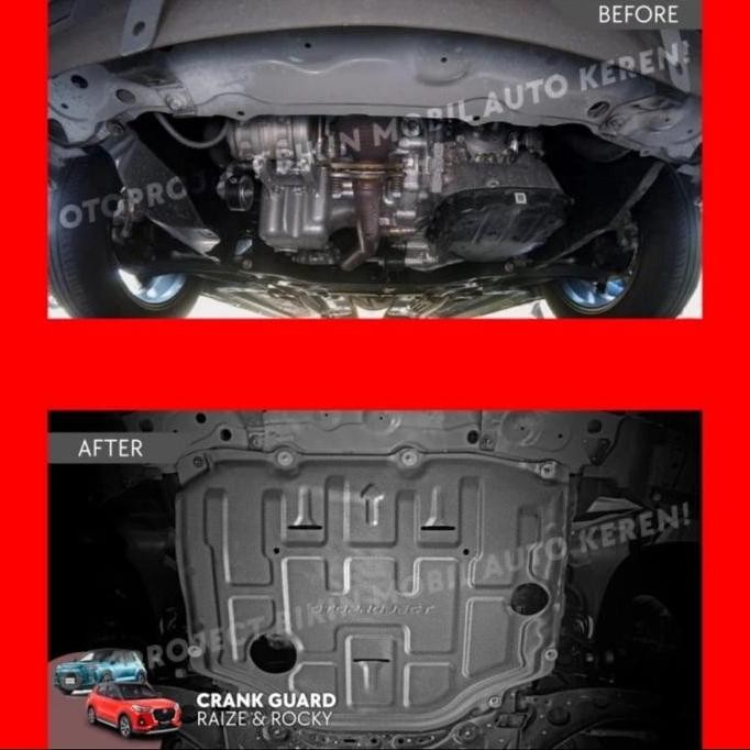 Jual Crank Guard Otoproject Toyota Raize Rocky/Penutup Mesin Toyota ...