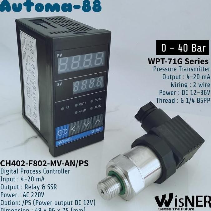 Jual SINISTER- Wisner CH402 AC 220V Digital Pressure Controller ...