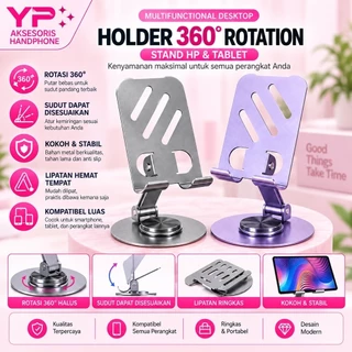 Stand Holder Phone 360° Rotasi Anti Slip Lipat