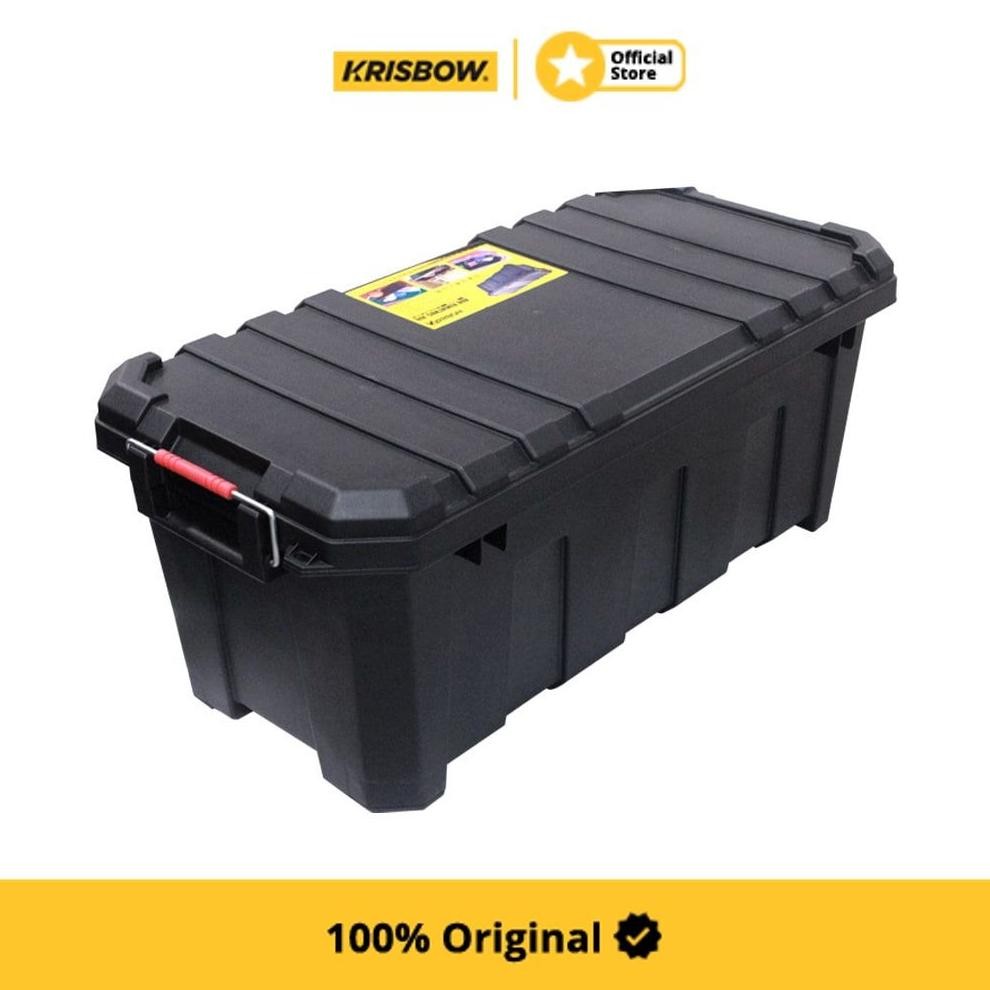 Jual Krisbow Cointainer Box Kotak Penyimpanan 60 Ltr - Hitam | Shopee ...