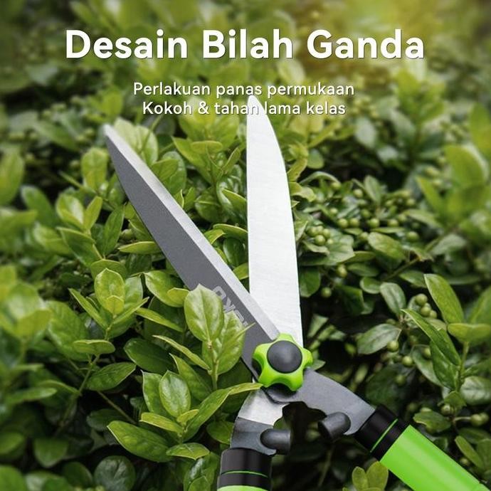 Jual JB ISKU Gunting Pagar Teleskopik Telescopic Hedge Shears-Gunting ...