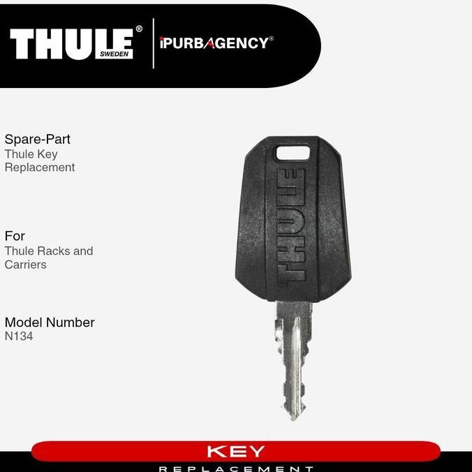 Jual Thule kunci Replacement Key N134 for Thule Racks and Carriers ...