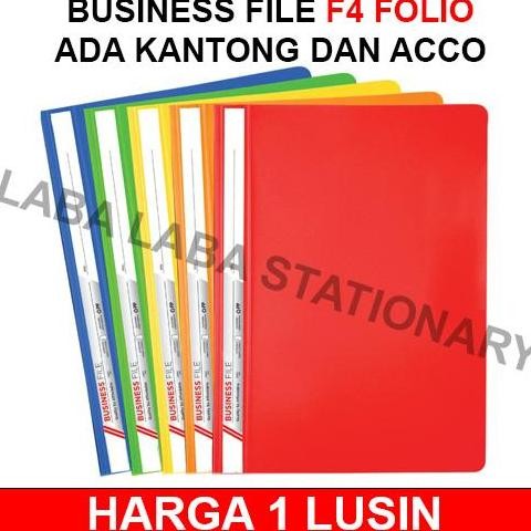 Jual Map Business File Plastik Bisnis File Folio F4 Snail Snell Pocket ...