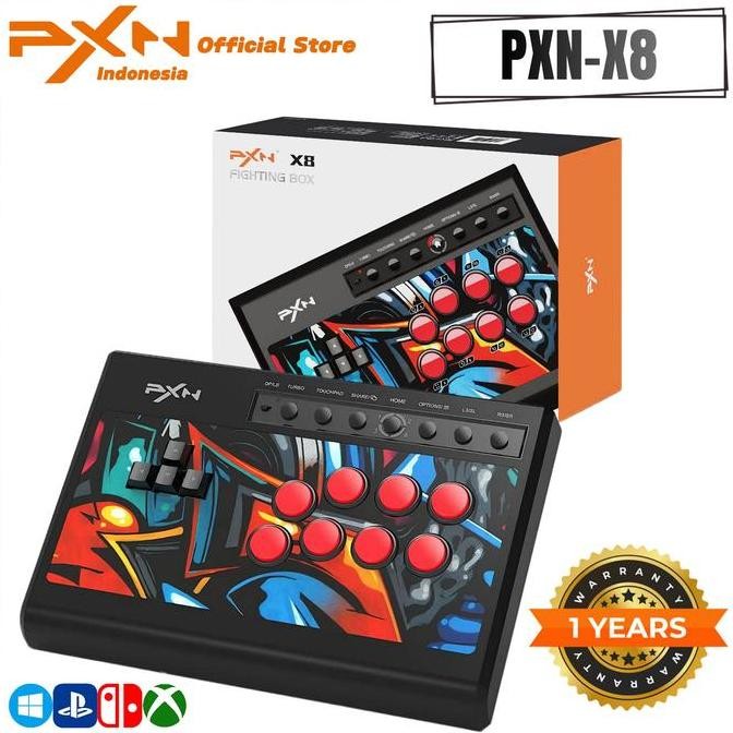 Jual Pxn X8 Keyboard Wired Arcade Fight Stick Joystick Game Controller ...
