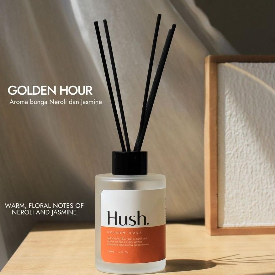 Jual Hush Golden Hour Reed Diffuser Pewangi Ruangan Pengharum Ruangan ...