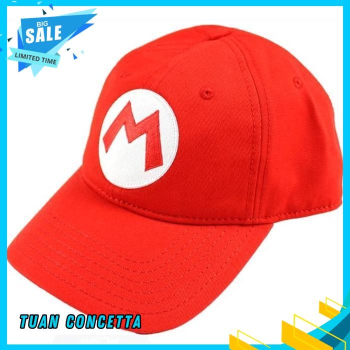Jual TOPI BASEBALL HAT CAP DISTRO SUPER MARIO BROS POLOS CUSTOM ...