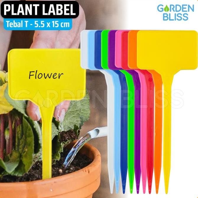 Jual Silahkan Order] Medium Plant Label Name Tag - Label Penanda ...