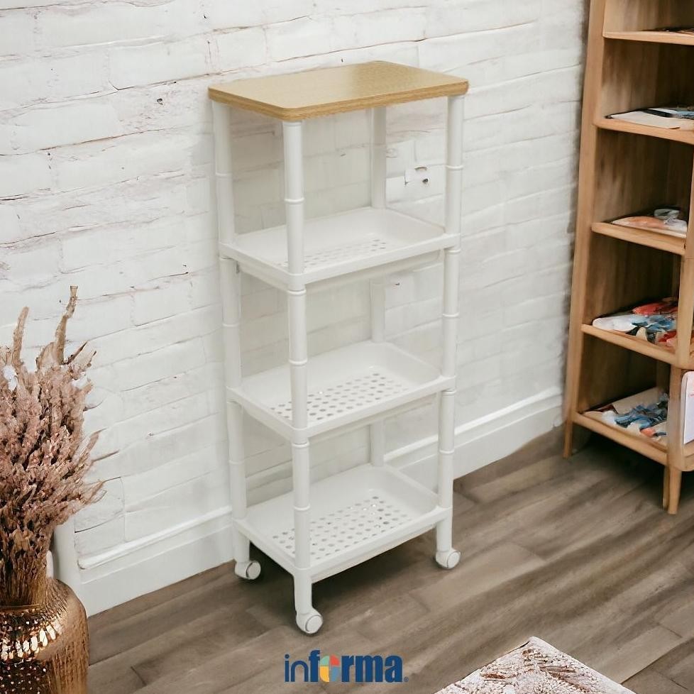 Jual Informa 35X23X88 cm Rak Troli Ekstensi - Putih Tempat Penyimpanan ...