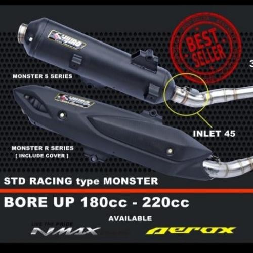 Jual // SHIJIRO STD RACING AEROX MONSTER INLET 45 // | Shopee Indonesia