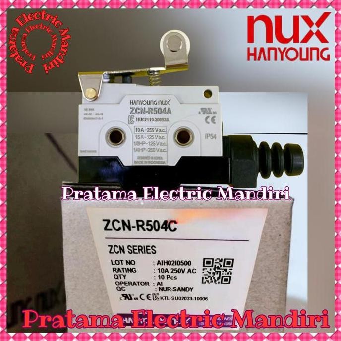 Jual Hanyoung Nux Limit Switch Zcn-R504A Zcn R504A Zcnr504A 10A 250V ...