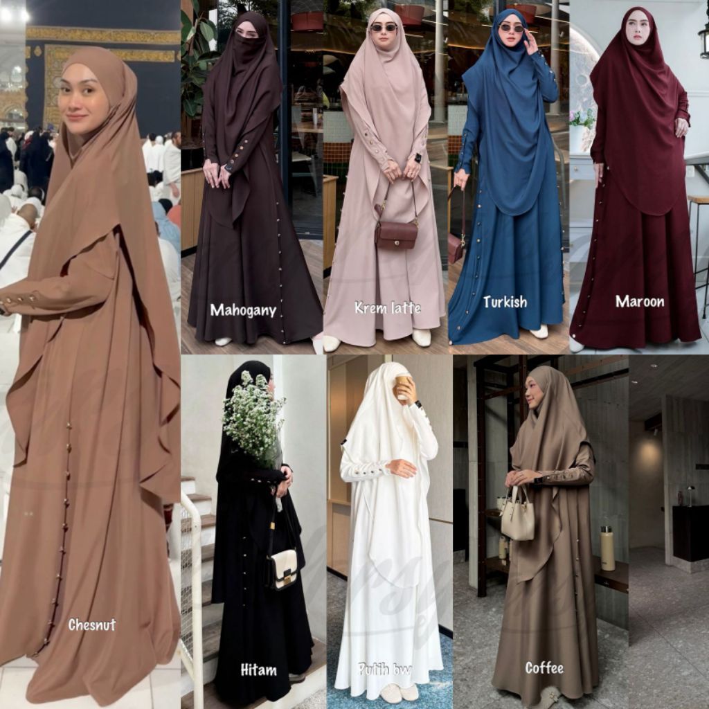 Tampil Anggun dan Terlindungi dengan Hanifa Syar'i Madame Anti UV dari Arsy Hijab