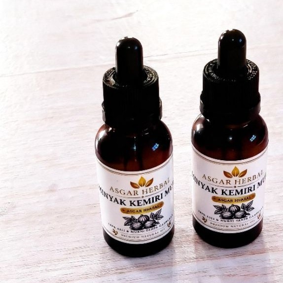 Jual Minyak Kemiri Murni 30ML Original Penumbuh Rambut Rontok dan Alis ...