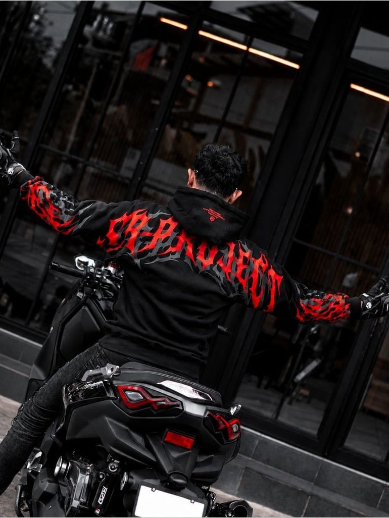Jual HOODIE SR-PROJECT REAPER Black-Red | Shopee Indonesia