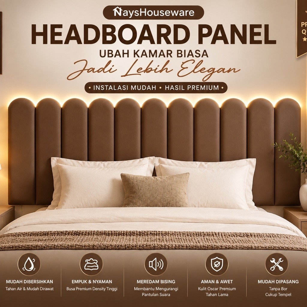 Jual NaysHouseware Headboard Panel Arch Lengkung Oskar Sintetis Premium ...