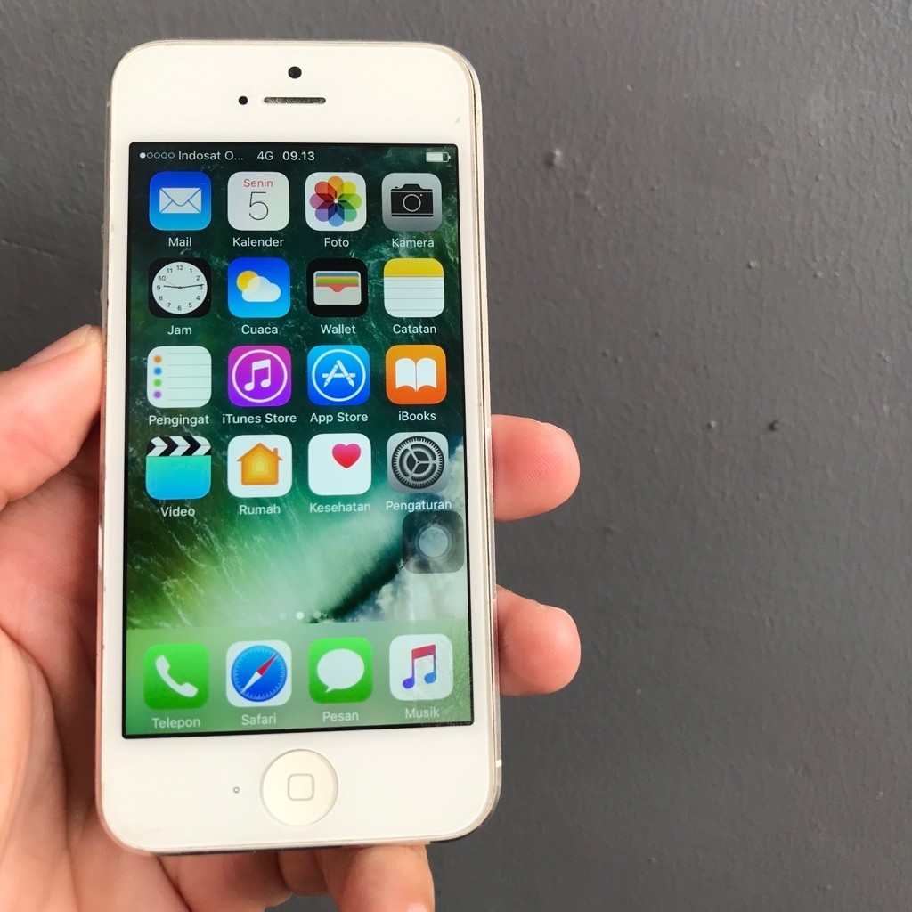 Jual iPhone 5 32GB WHITE Ex iBox | Shopee Indonesia