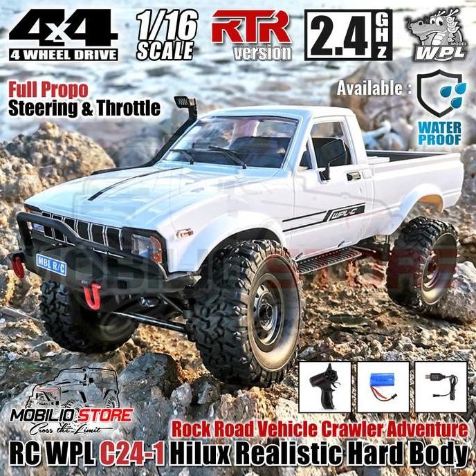 Jual NEW - RC Cars - New WPL C24- White Full Propo RTR Off Road Racing ...