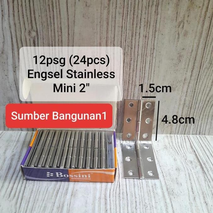 Jual Engsel Mini Stainless Kecil 2