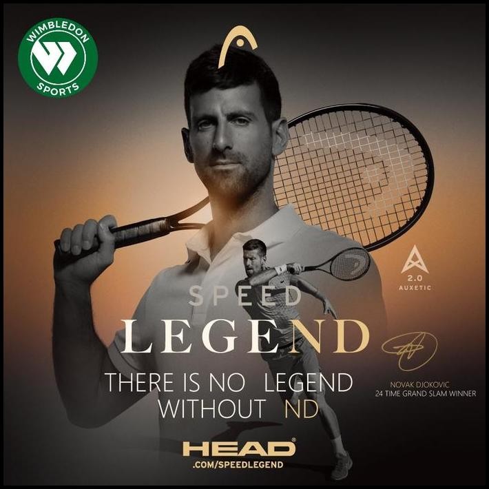 Jual Raket Tenis HEAD SPEED LEGEND MP / DJOKOVIC SPEED LEGEND AUXETIC 2 ...