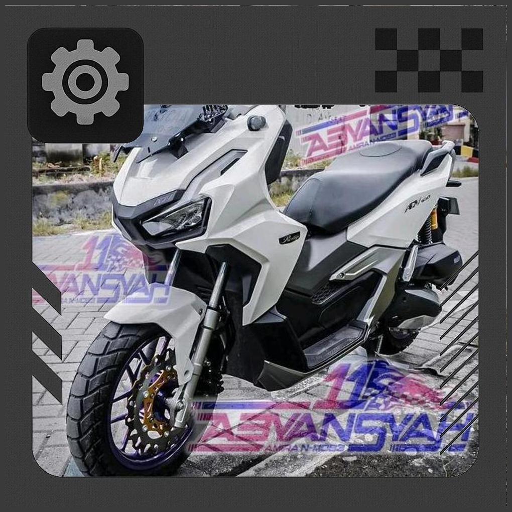 Jual Windshield Adv160 Tdr Mini V3 Sirip. Visor Adv150 Tdr Mini V3 ...