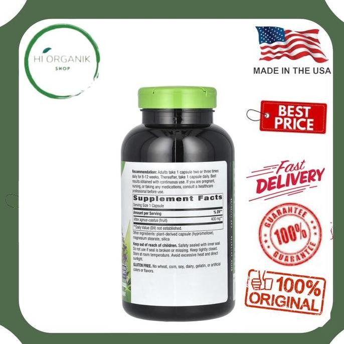 Jual Nature'S Way Vitex Fruit 400 Mg 320 Cap Obat Pelancar Menstruasi ...