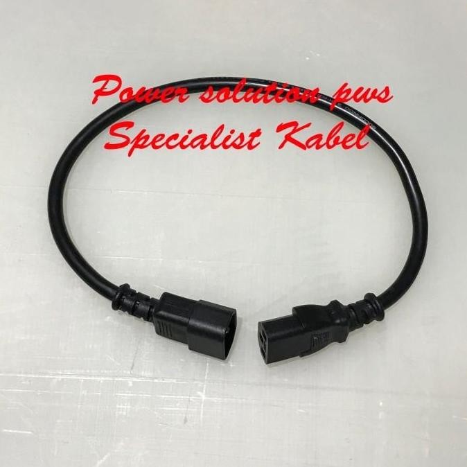 Jual Kabel power Output UPS PDU ke psu server pendek cable C13 C14 1 ...