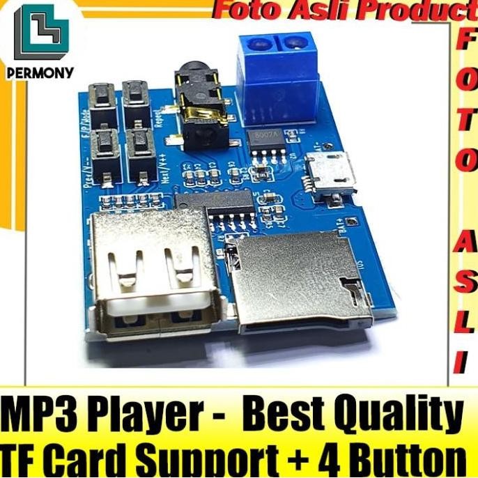 Jual Mp3 Decoder Modul Power Amplifier Player Module TF Card | Shopee ...